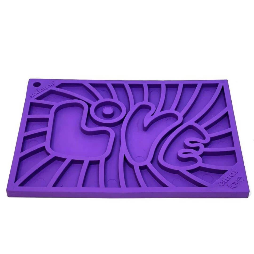 Groovy Love eMat Enrichment Lick Mat-Slow Feeder-Rover Pet Products