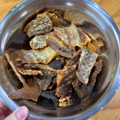 Shark Fillet Dog Treats – Aussie Made, Single Ingredient & High Protein Fish Chew