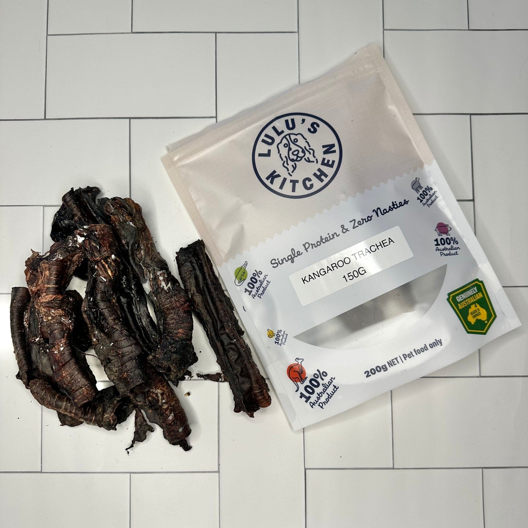 Oody Roody - Kangaroo Trachea-Dog Treat-Rover Pet Products