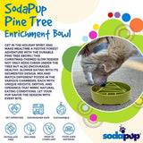Pine Tree Design eBowl Slow Feeder For Dogs-Slow Feeder-Rover Pet Products