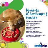 Santa eBowl Slow Feeder For Dogs-Slow Feeder-Rover Pet Products
