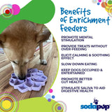 Softie Mandala + Suction Cups - eTray Slowfeeder eTray-Slow Feeder-Rover Pet Products