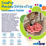Softie Mandala + Suction Cups - eTray Slowfeeder eTray-Slow Feeder-Rover Pet Products