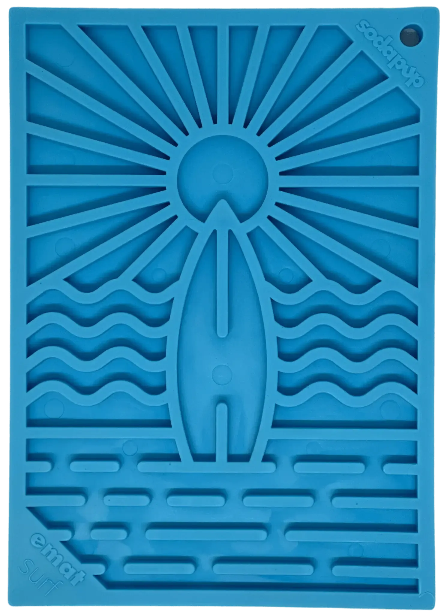 Surf's Up eMat Enrichment Lick Mat-Slow Feeder-Rover Pet Products