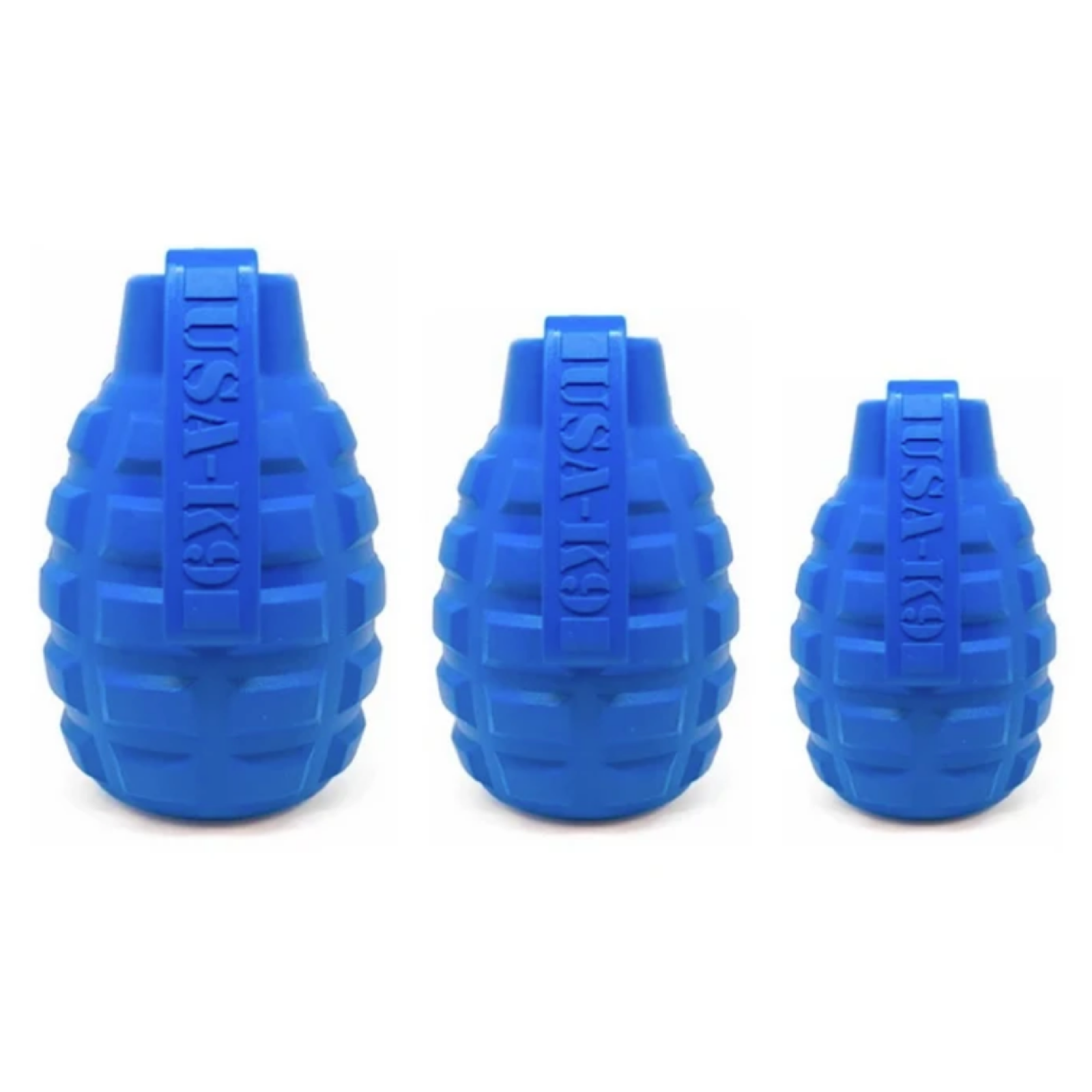 Latex Grenade Chew Toy from Rover Pet Products and Sodapup Dog Toys