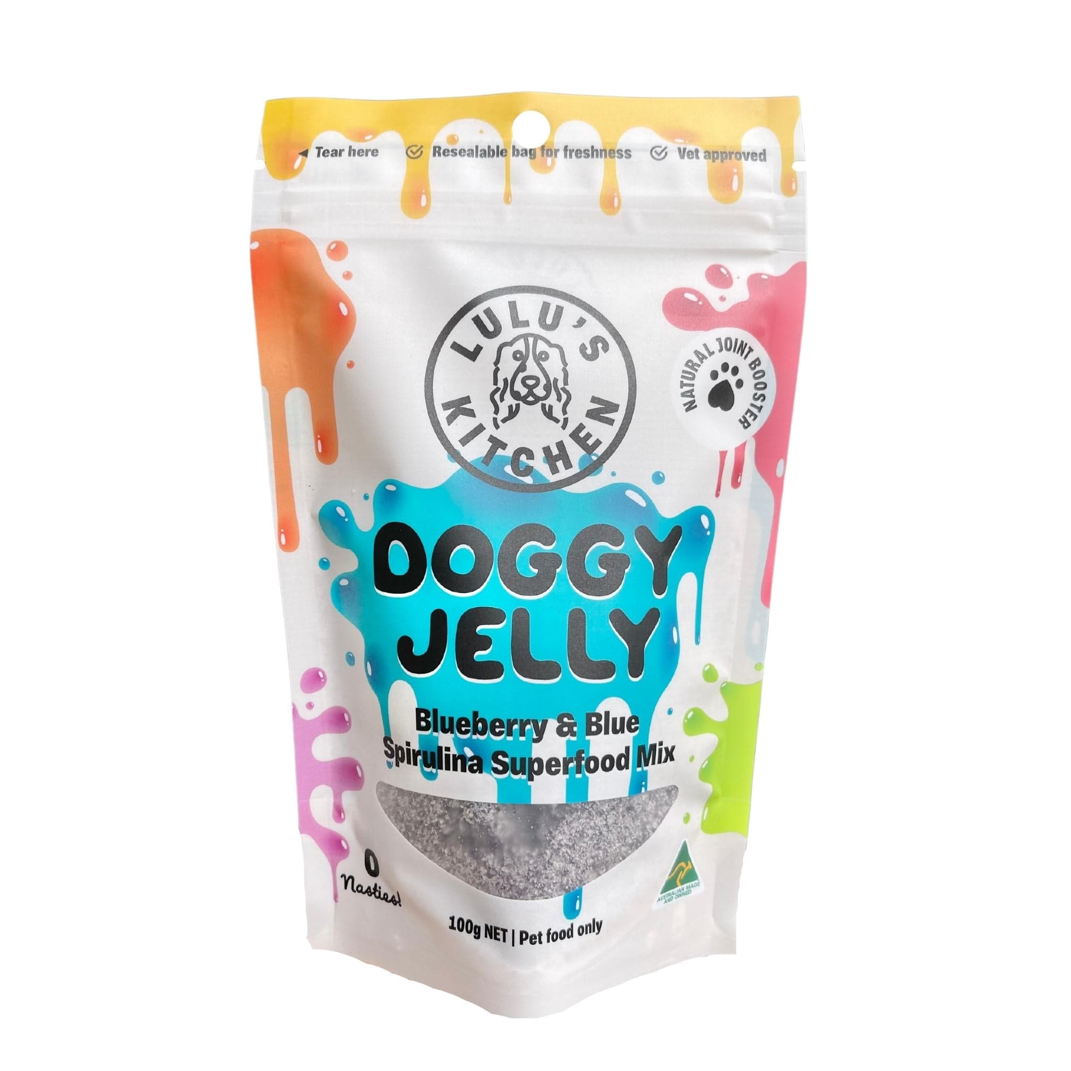 Blueberry & Blue Spirulina Superfood Jelly-Doggy Jelly-Rover Pet Products