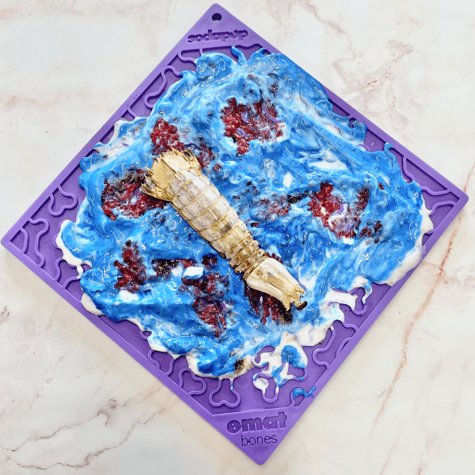 Bones eMat Enrichment Lick Mat-Slow Feeder-Rover Pet Products