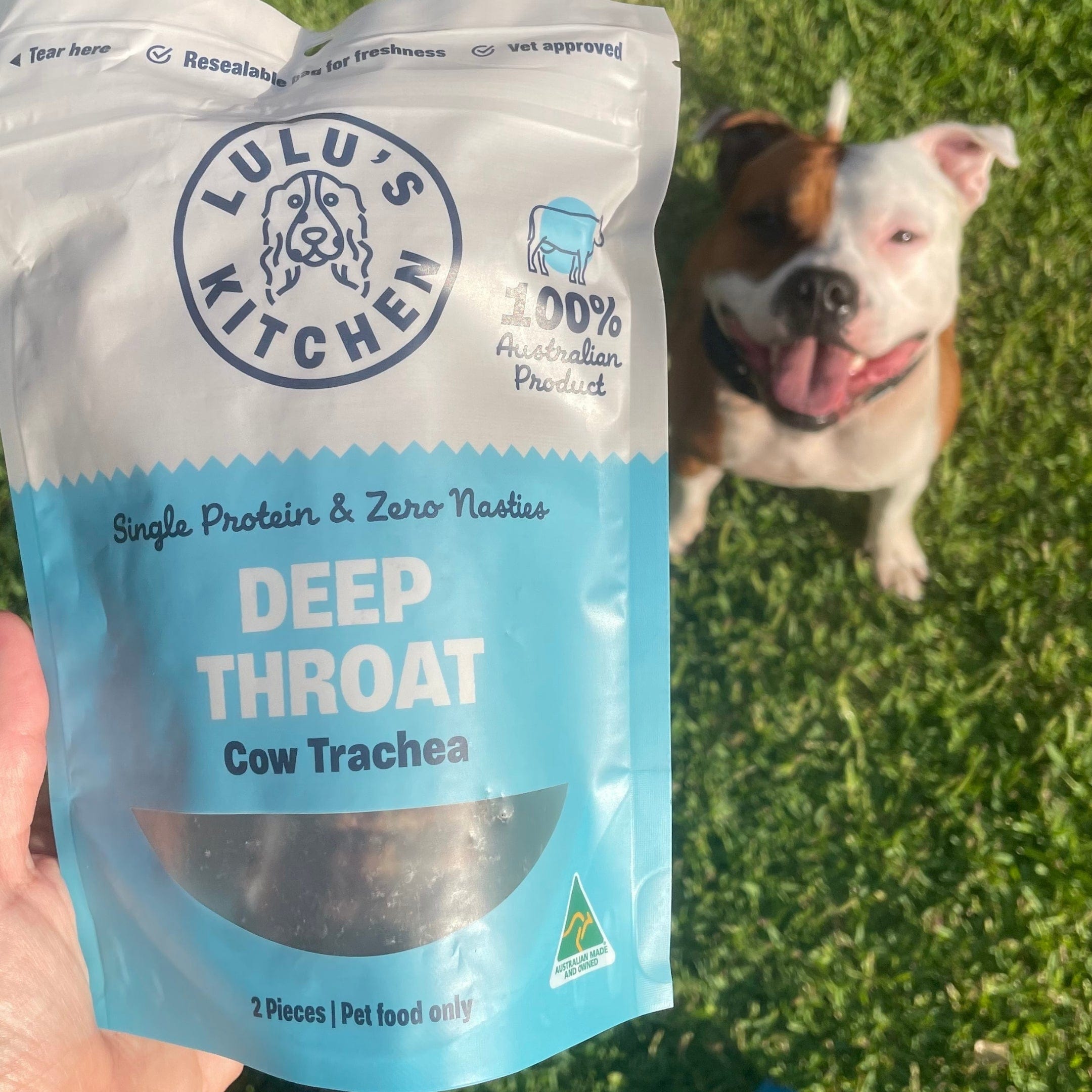 Deep Throat - Cow Trachea-Dog Treat-Rover Pet Products
