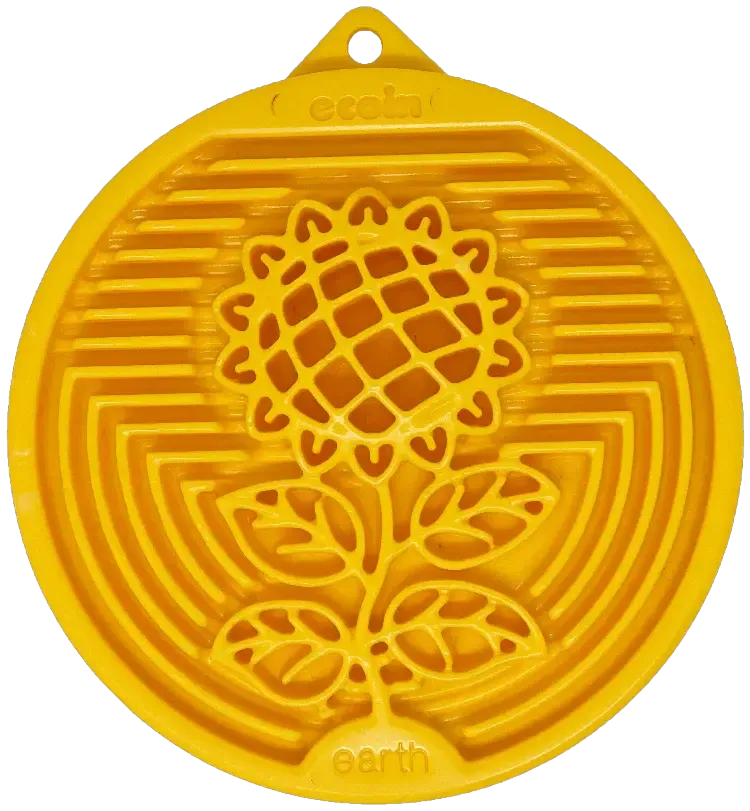 Earth eCoin (Flower)-Slow Feeder-Rover Pet Products