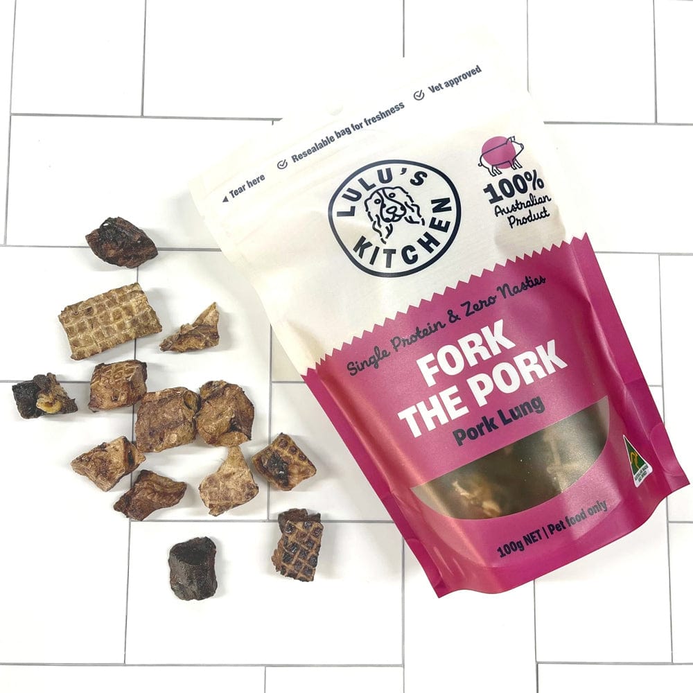 Fork The Pork - Pork Lung-Dog Treat-Rover Pet Products