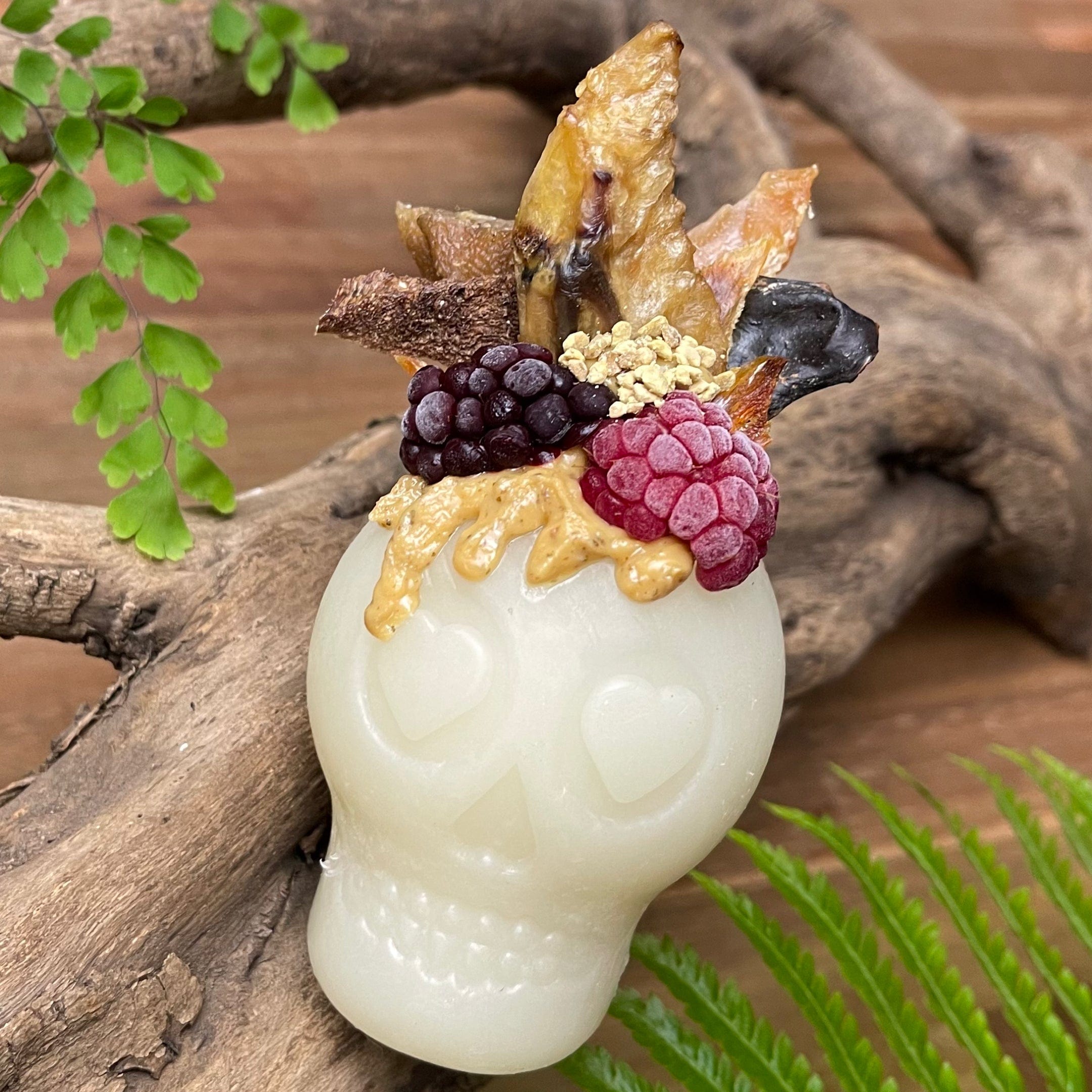 Glow In The Dark Skull (Medium)-Dog Toy-Rover Pet Products