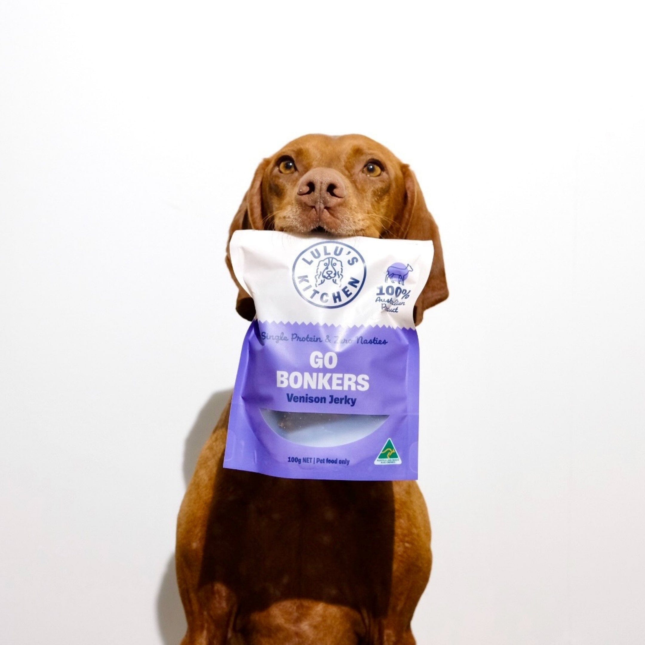 Go Bonkers - Venison Jerky-Dog Treat-Rover Pet Products