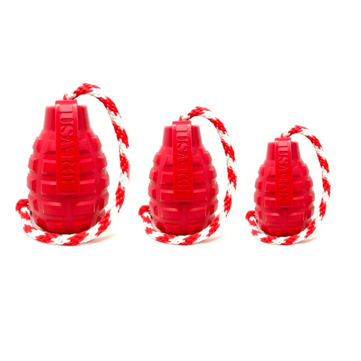 Grenade Reward Toy (with rope)-Dog Toy-Rover Pet Products