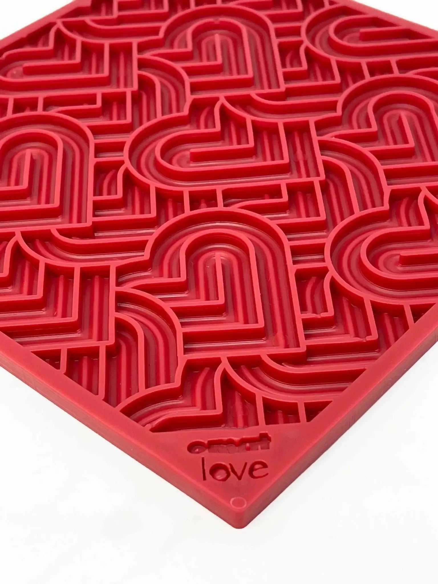 Heart Design "Love" eMat Enrichment Lick Mat-Slow Feeder-Rover Pet Products