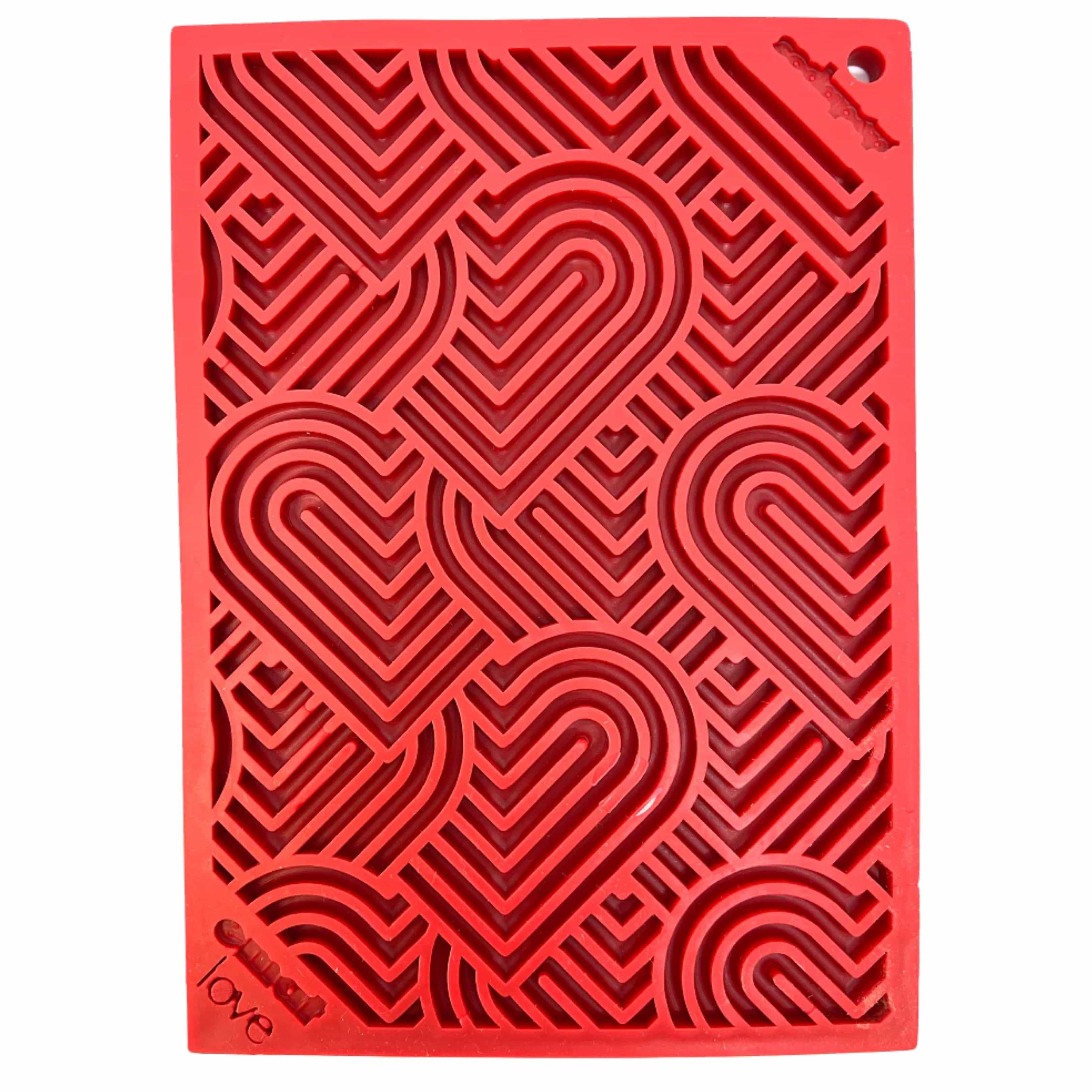 Heart eMat Enrichment Lick Mat-Slow Feeder-Rover Pet Products