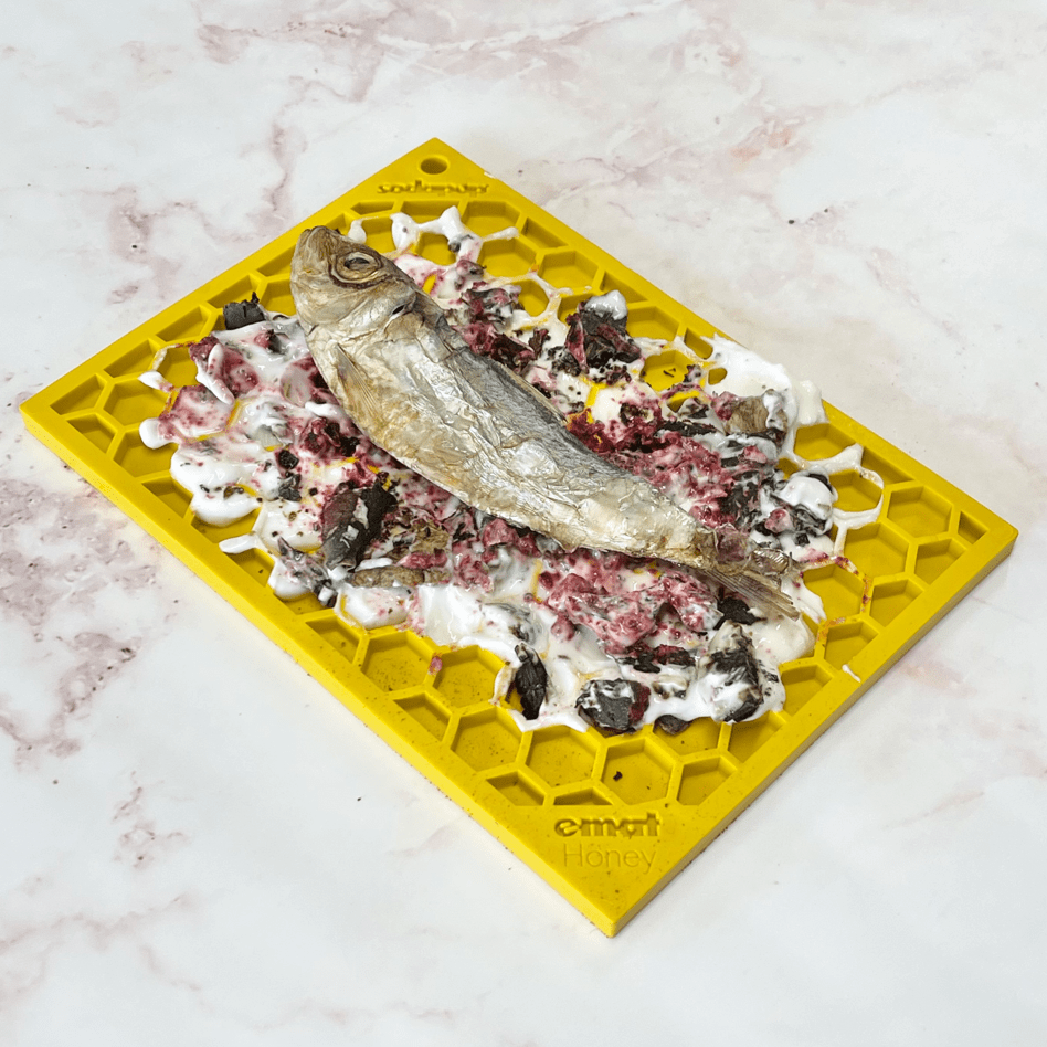 Honeycomb eMat Enrichment Lick Mat-Slow Feeder-Rover Pet Products