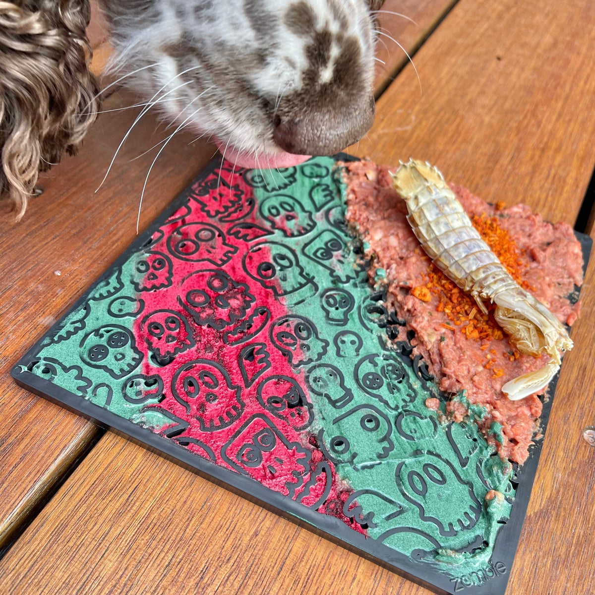 Zombie eMat Enrichment Lick Mat-Slow Feeder-Rover Pet Products