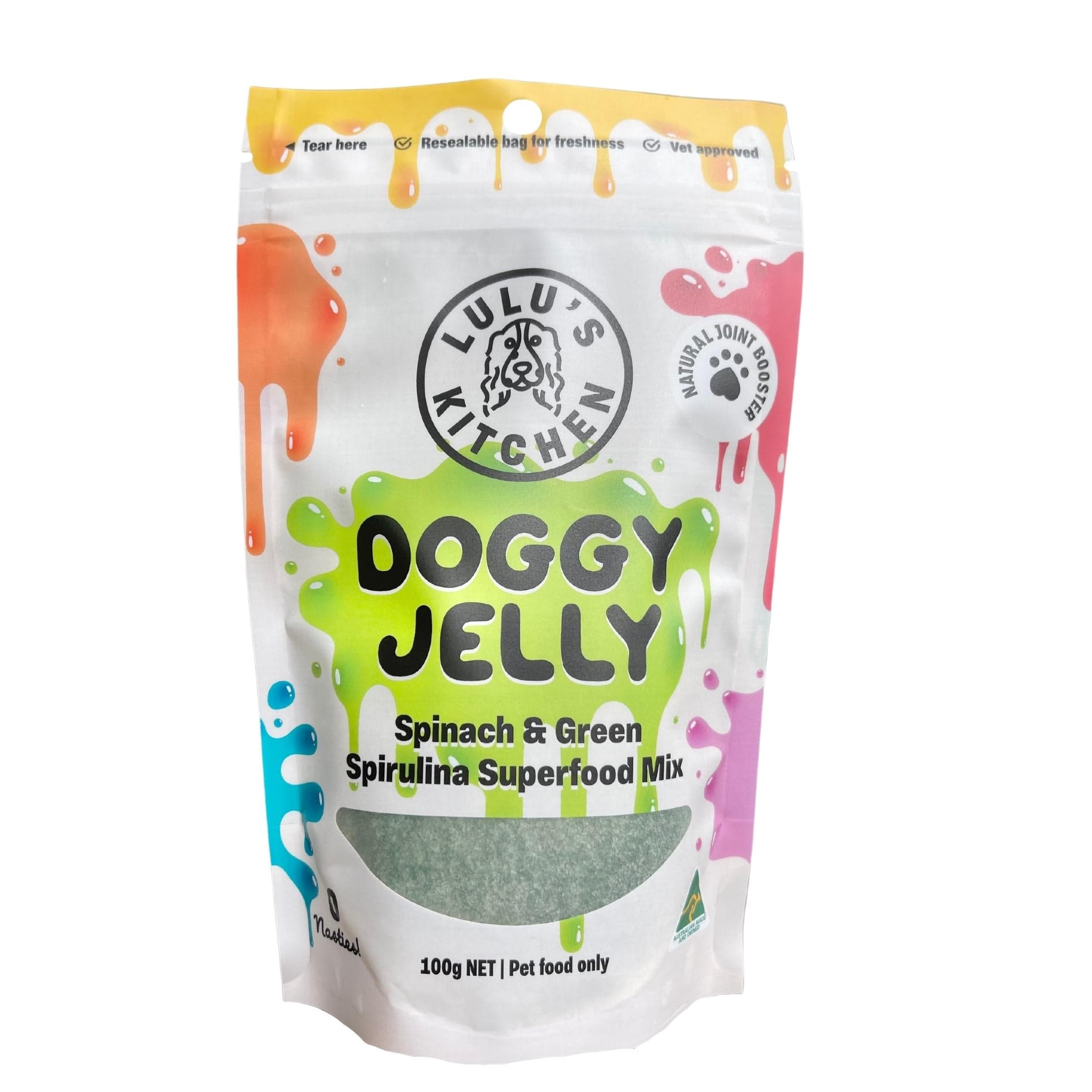 Spinach & Green Spirulina Superfood Jelly-Doggy Jelly-Rover Pet Products