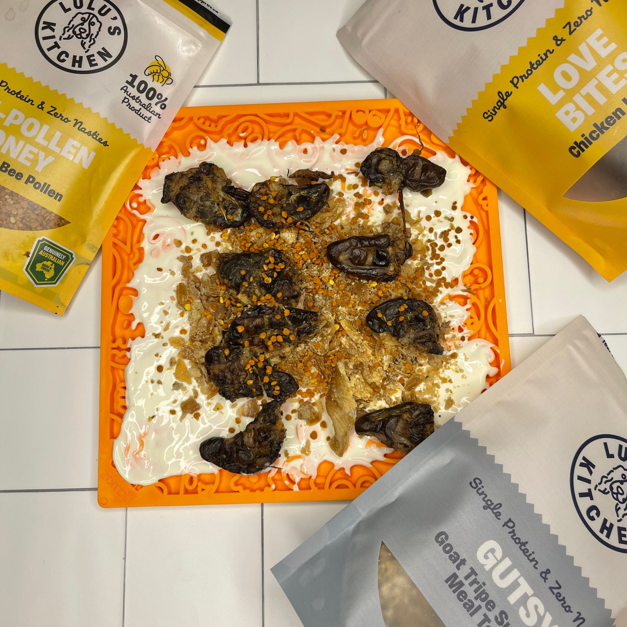 Zombie eMat Enrichment Lick Mat-Slow Feeder-Rover Pet Products