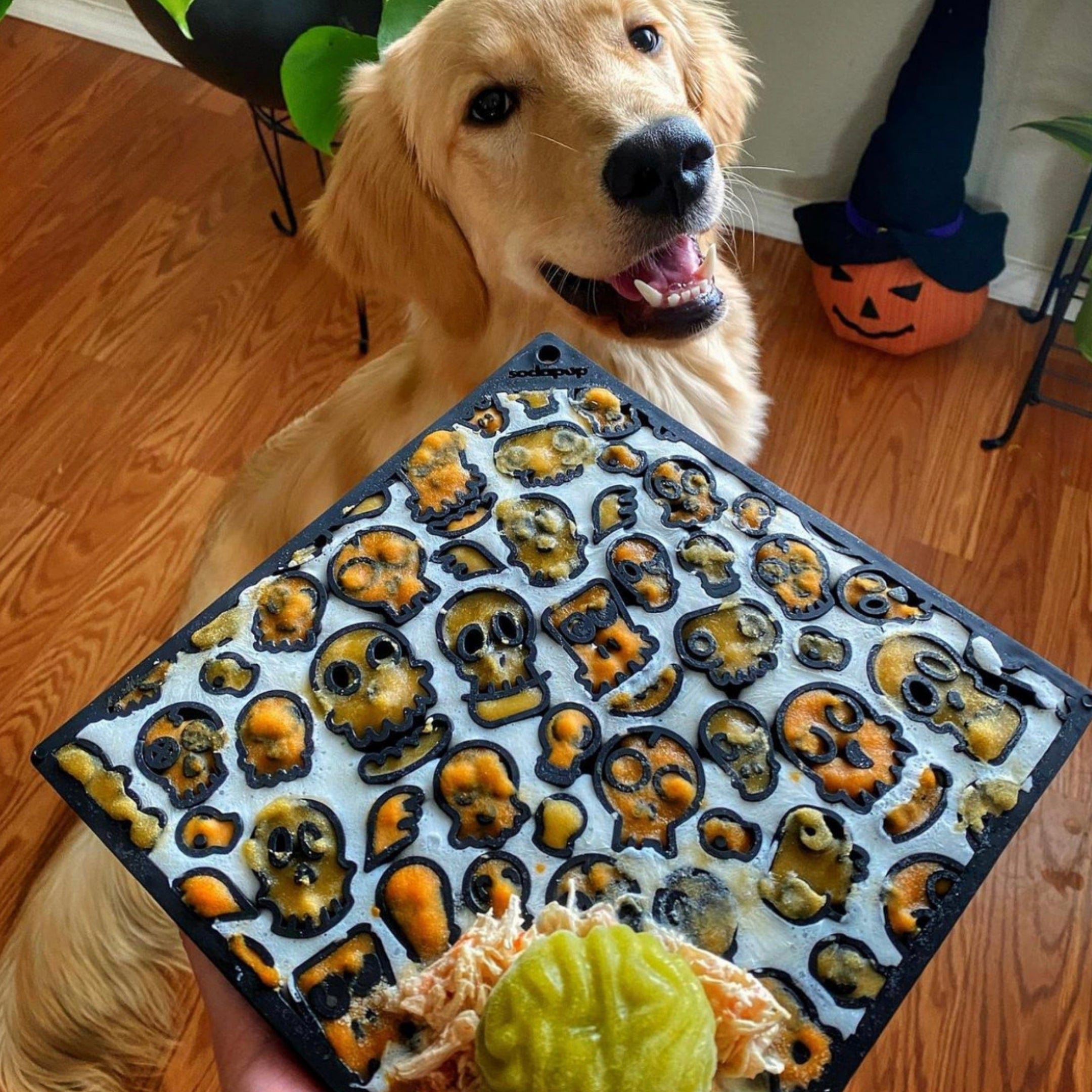 Zombie eMat Enrichment Lick Mat-Slow Feeder-Rover Pet Products