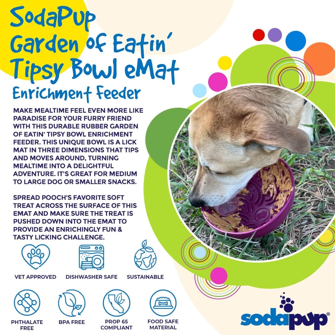 Garden of Eatin' Tipsy Bowl Lick Mat-Slow Feeder-Rover Pet Products