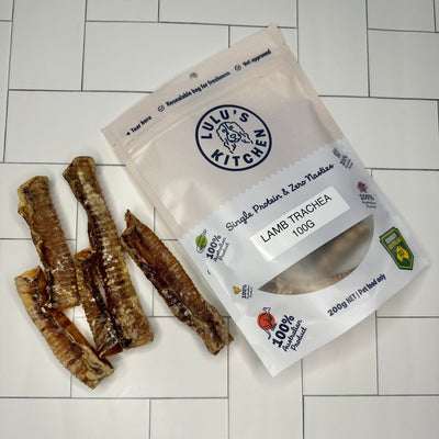 Lamb Trachea Dog Chew – Aussie Dental & Joint Support