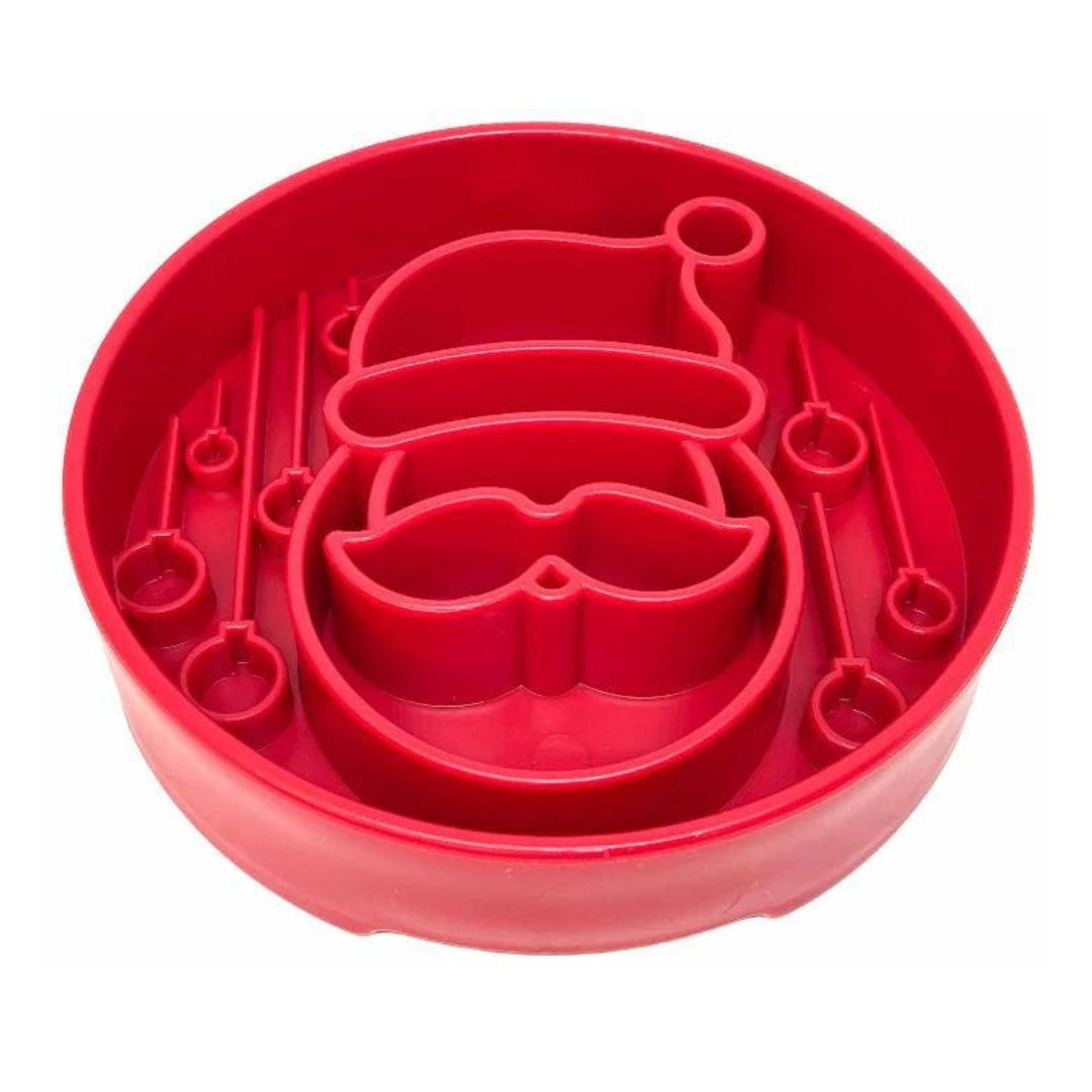 Santa eBowl Slow Feeder For Dogs-Slow Feeder-Rover Pet Products