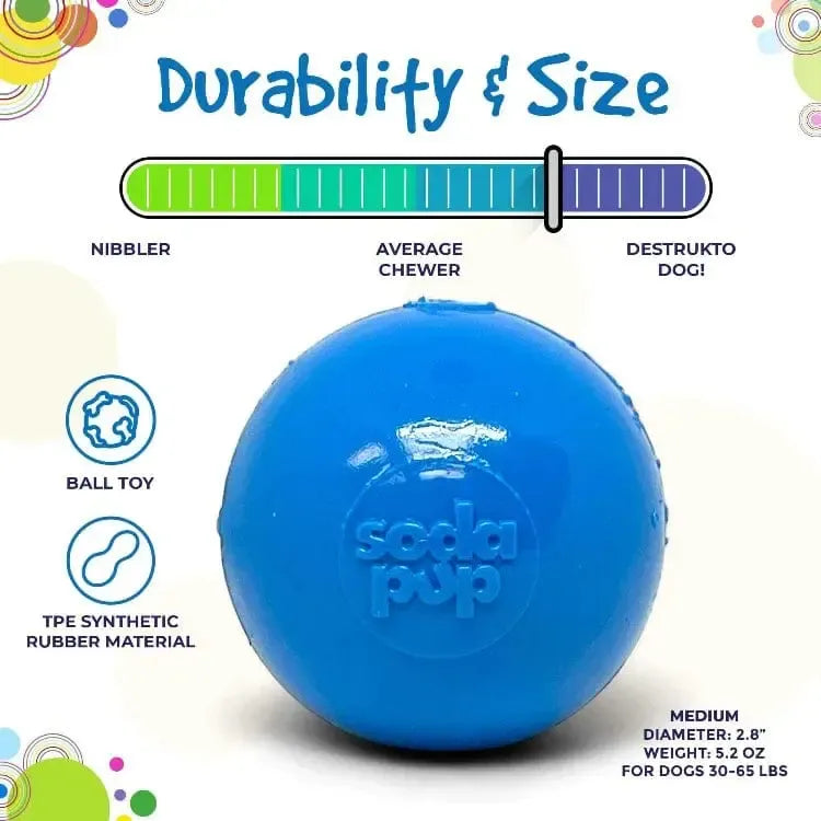 Squeak Ball (Chew & Retrieval Toy)-Dog Toy-Rover Pet Products