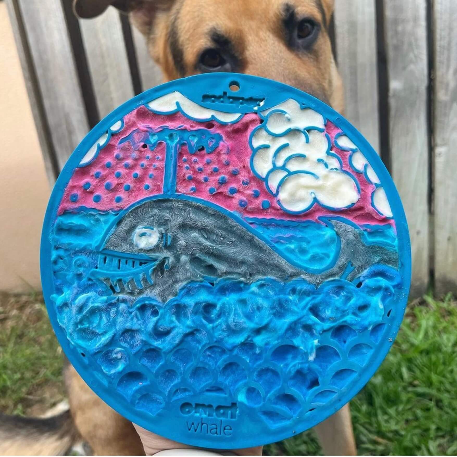 Whale eMat Enrichment Lick Mat-Slow Feeder-Rover Pet Products