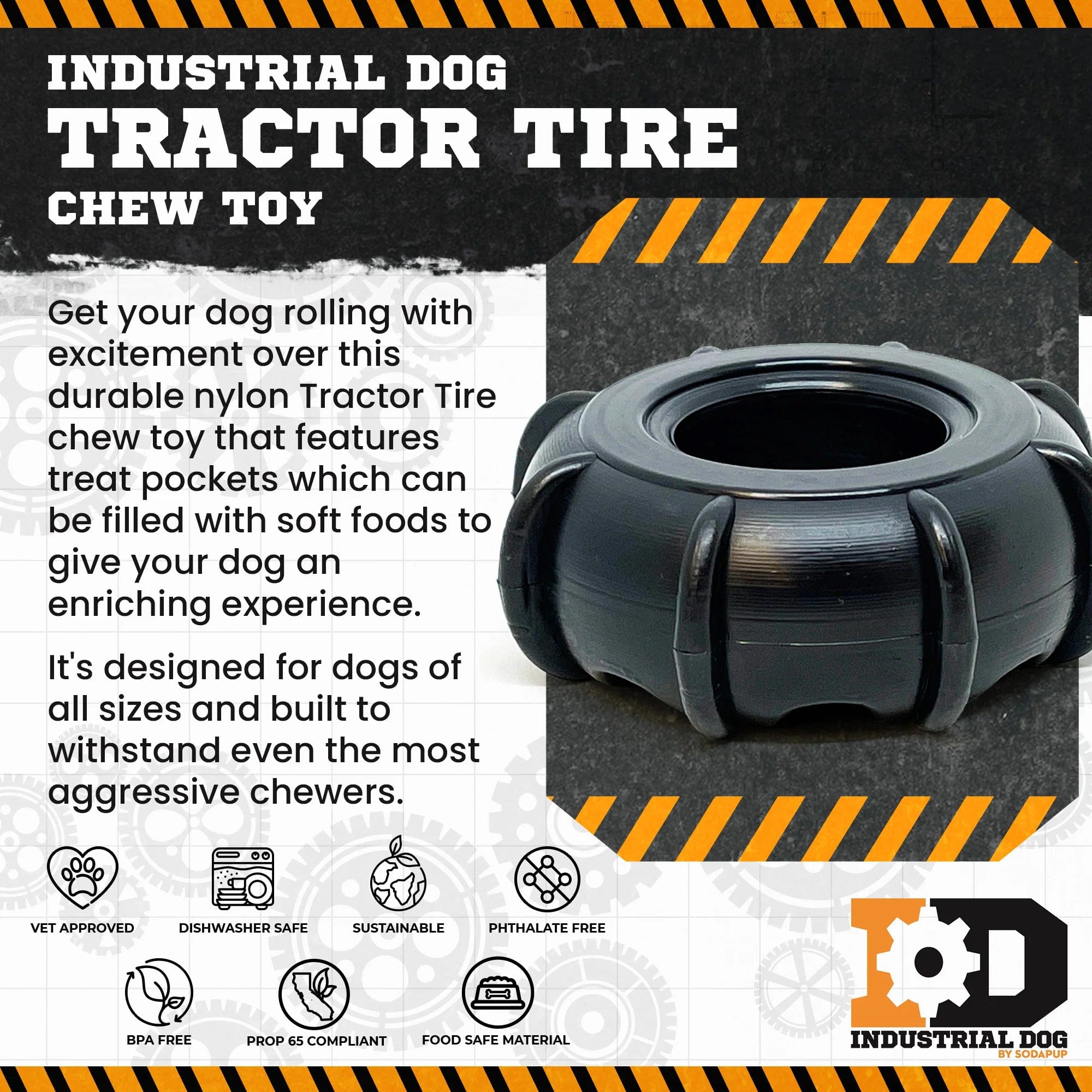 Tire chew toy deals for dogs