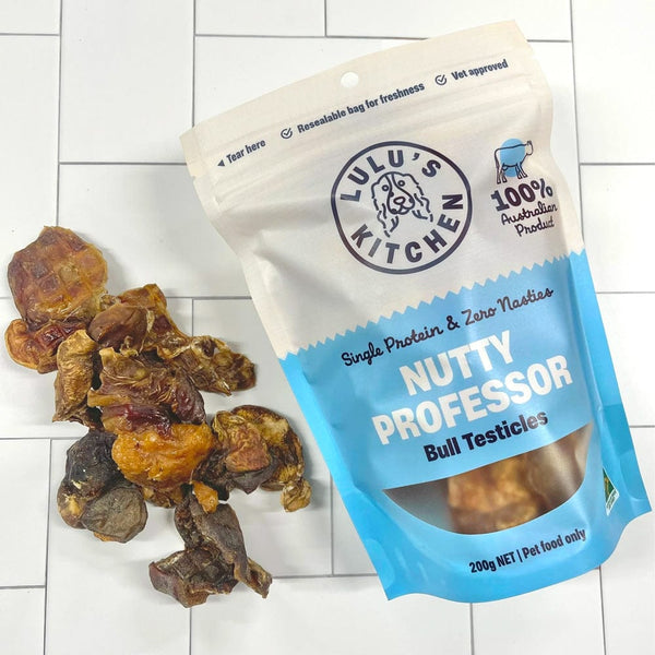 Bull testicle shop dog treats