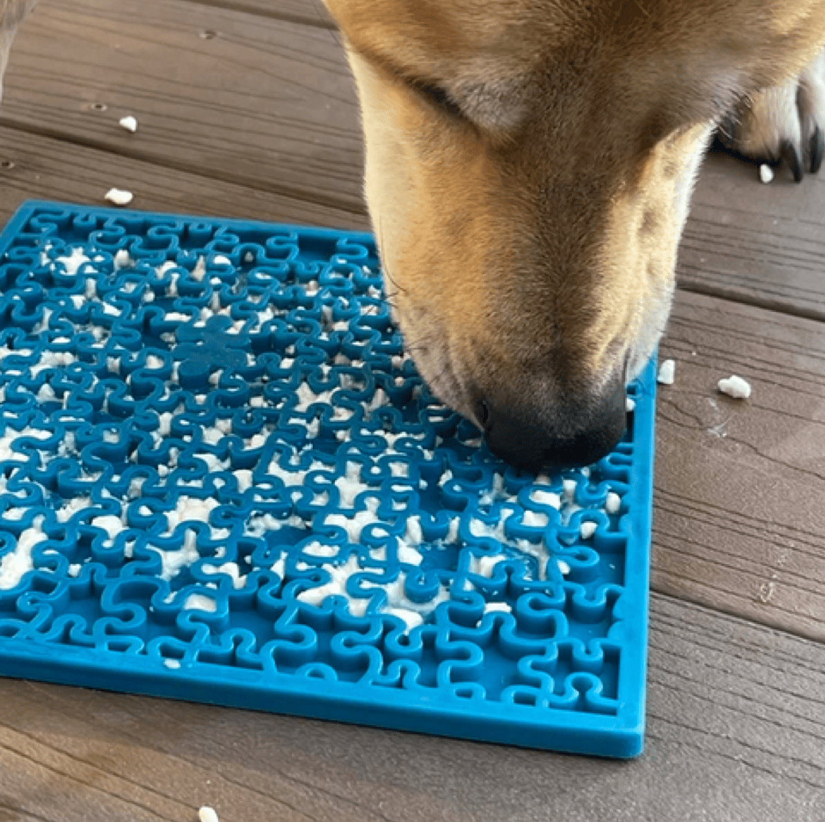 SodaPup Jigsaw Lick Mat - Blue