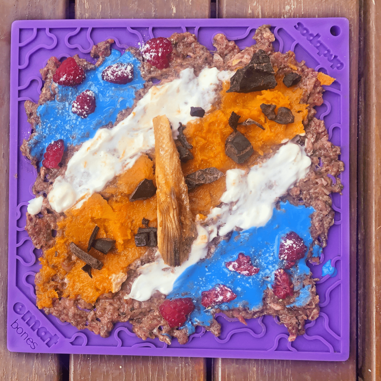 Bones eMat Enrichment Lick Mat-Slow Feeder-Rover Pet Products