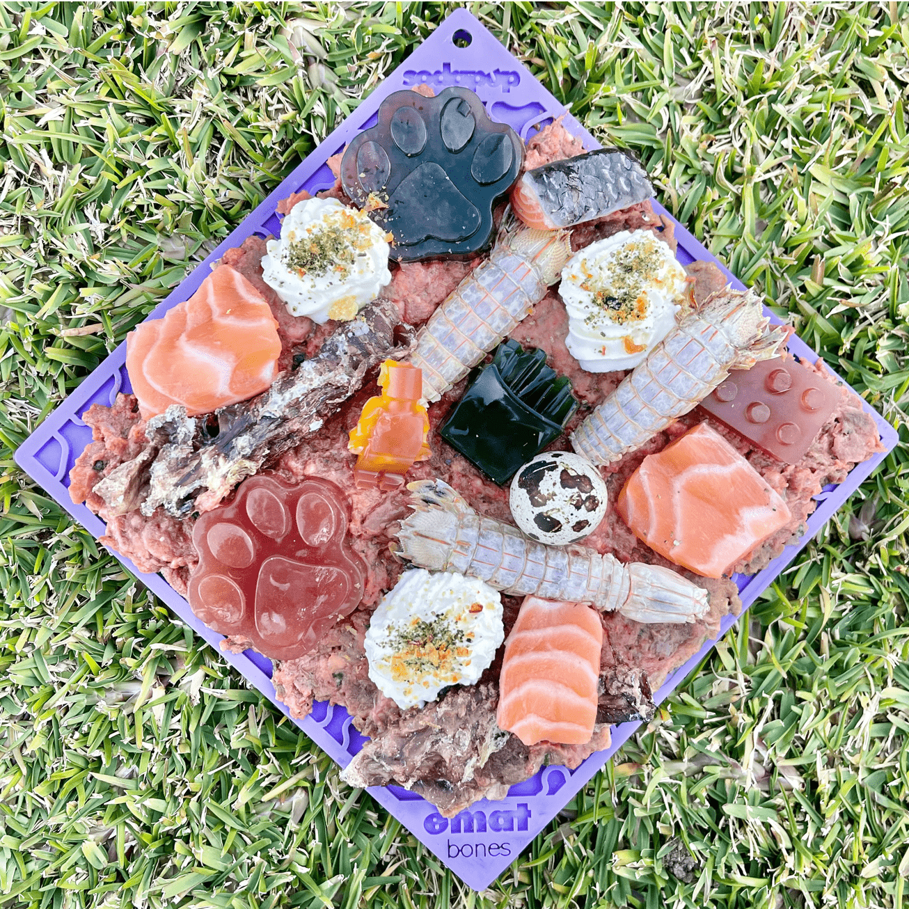 Bones eMat Enrichment Lick Mat-Slow Feeder-Rover Pet Products