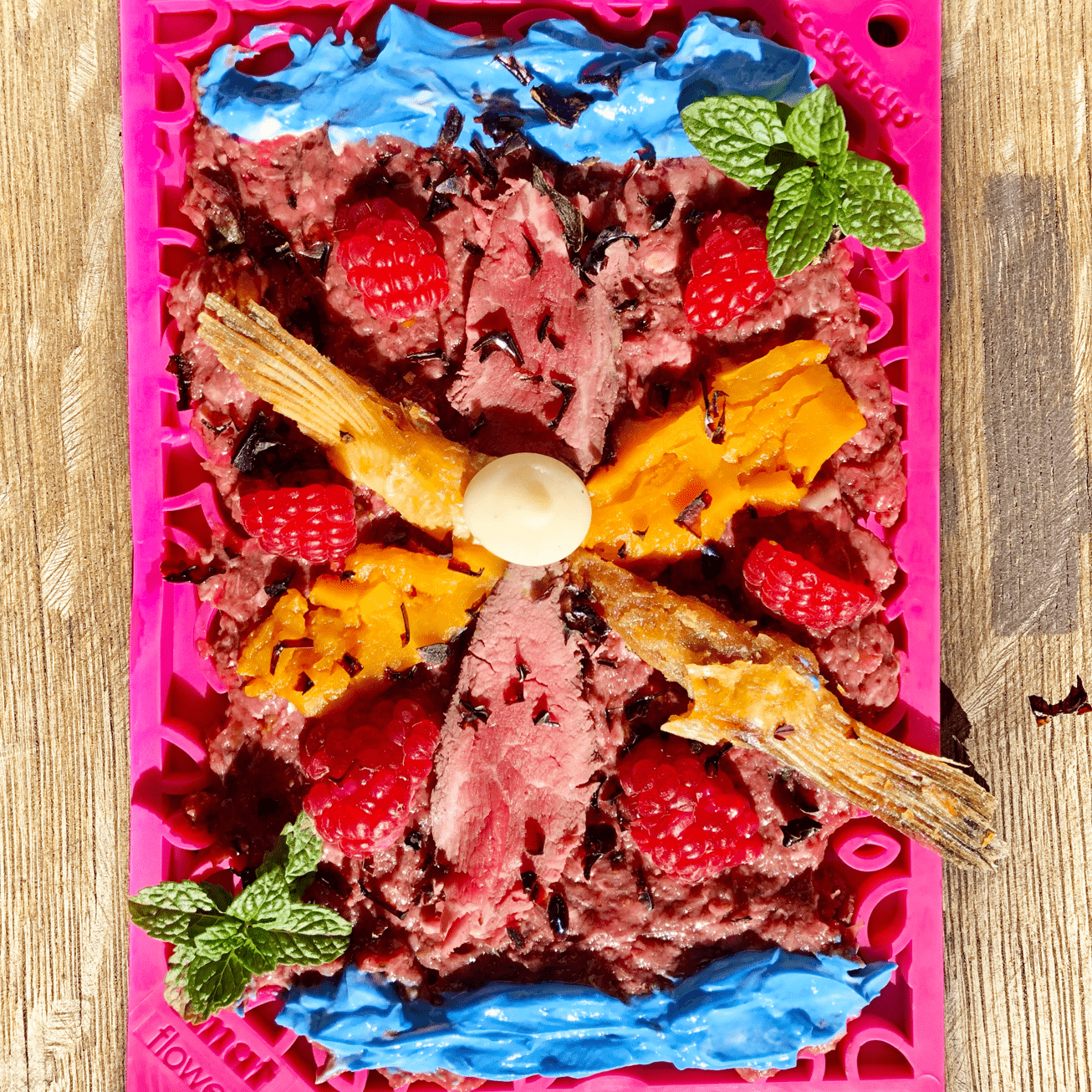 Flower Power eMat Enrichment Lick Mat-Slow Feeder-Rover Pet Products