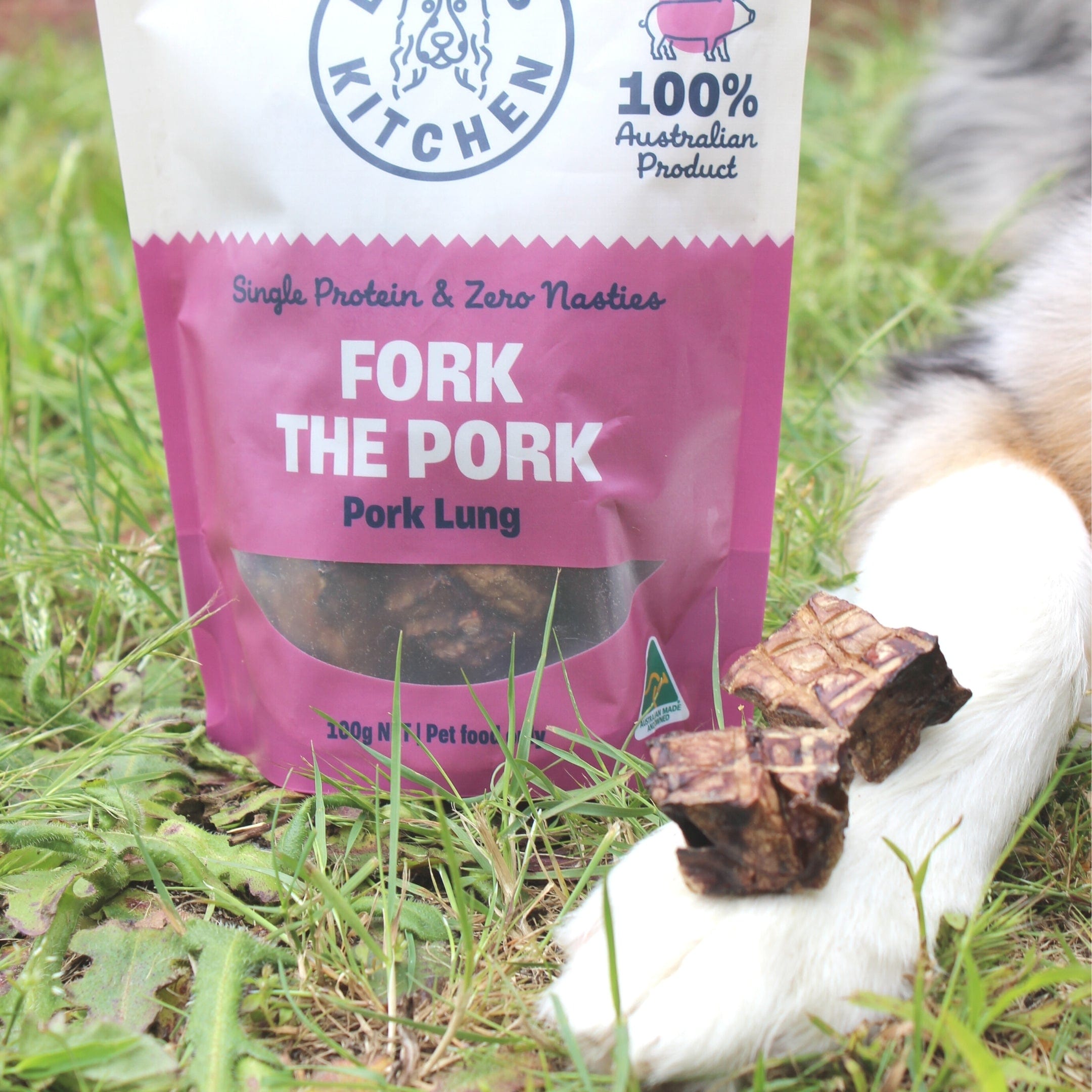 Fork The Pork - Pork Lung-Dog Treat-Rover Pet Products