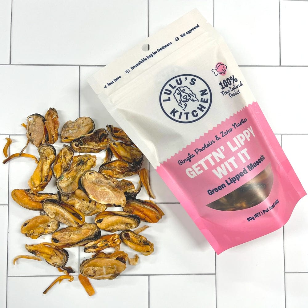 Gettn' Lippy Wit It - Green Lipped Mussels-Dog Treat-Rover Pet Products