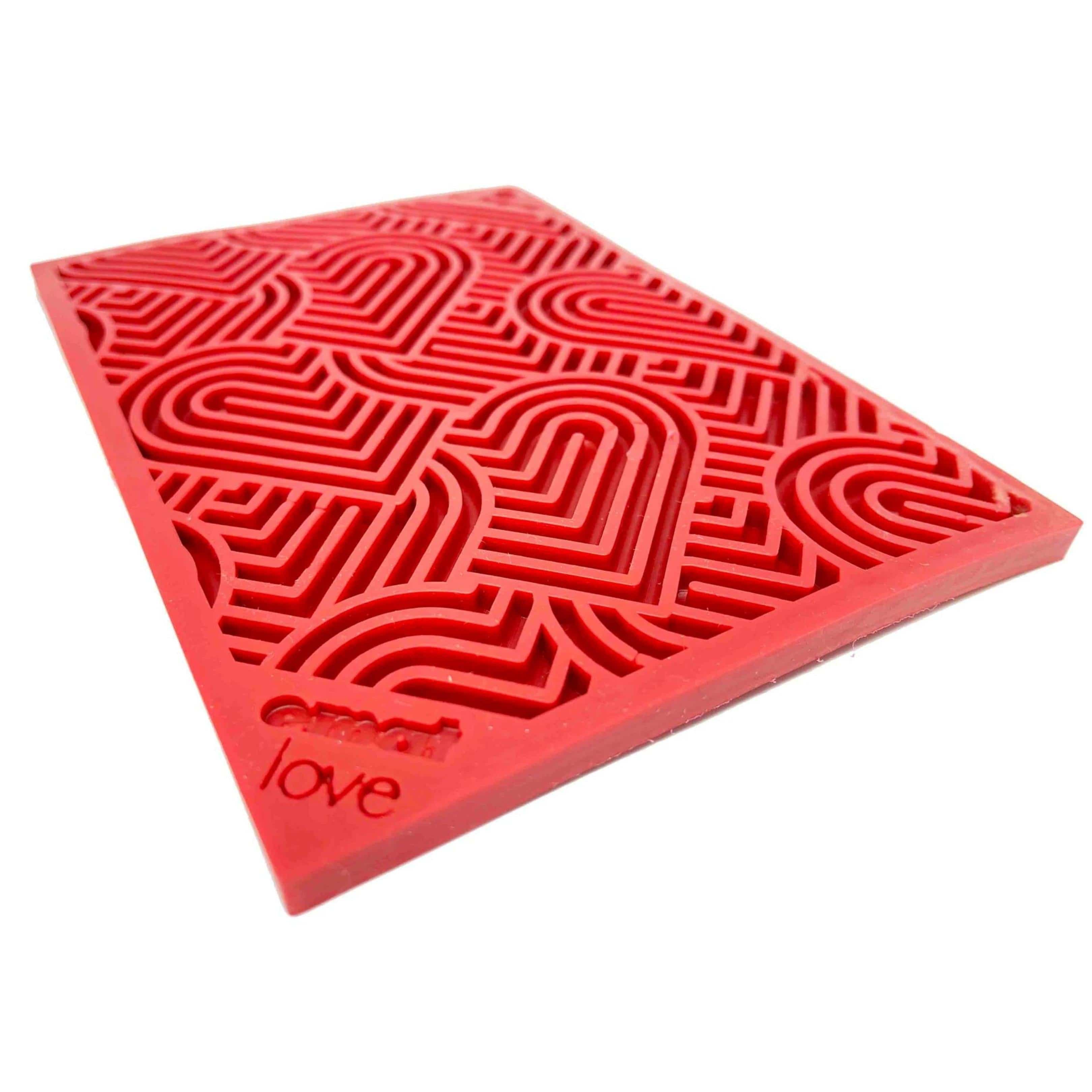 Heart eMat Enrichment Lick Mat-Slow Feeder-Rover Pet Products