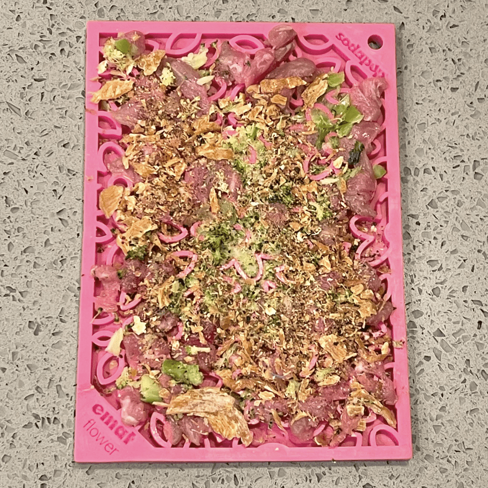 Flower Power eMat Enrichment Lick Mat-Slow Feeder-Rover Pet Products