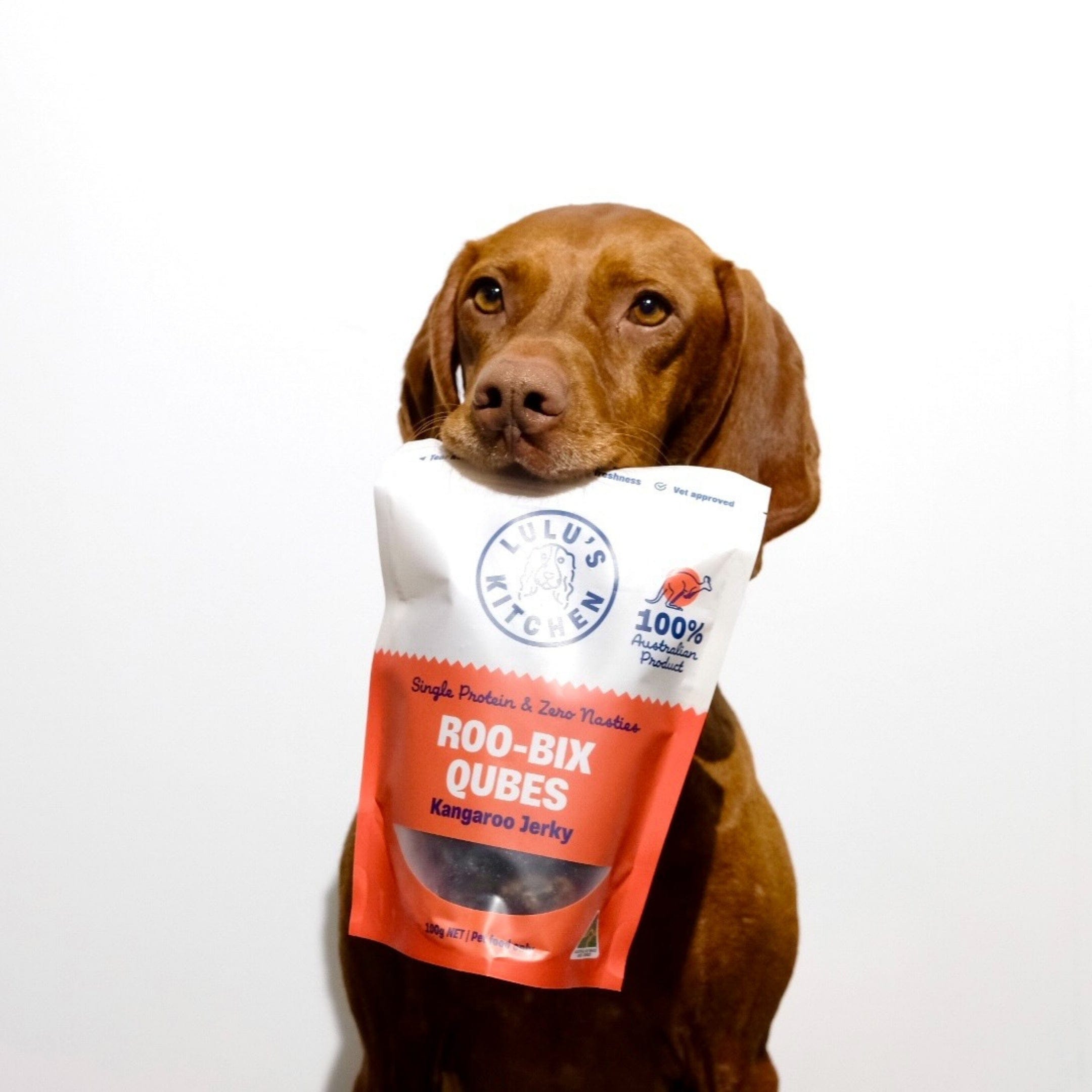 Roo-Bix Qubes - Kangaroo Jerky-Dog Treat-Rover Pet Products