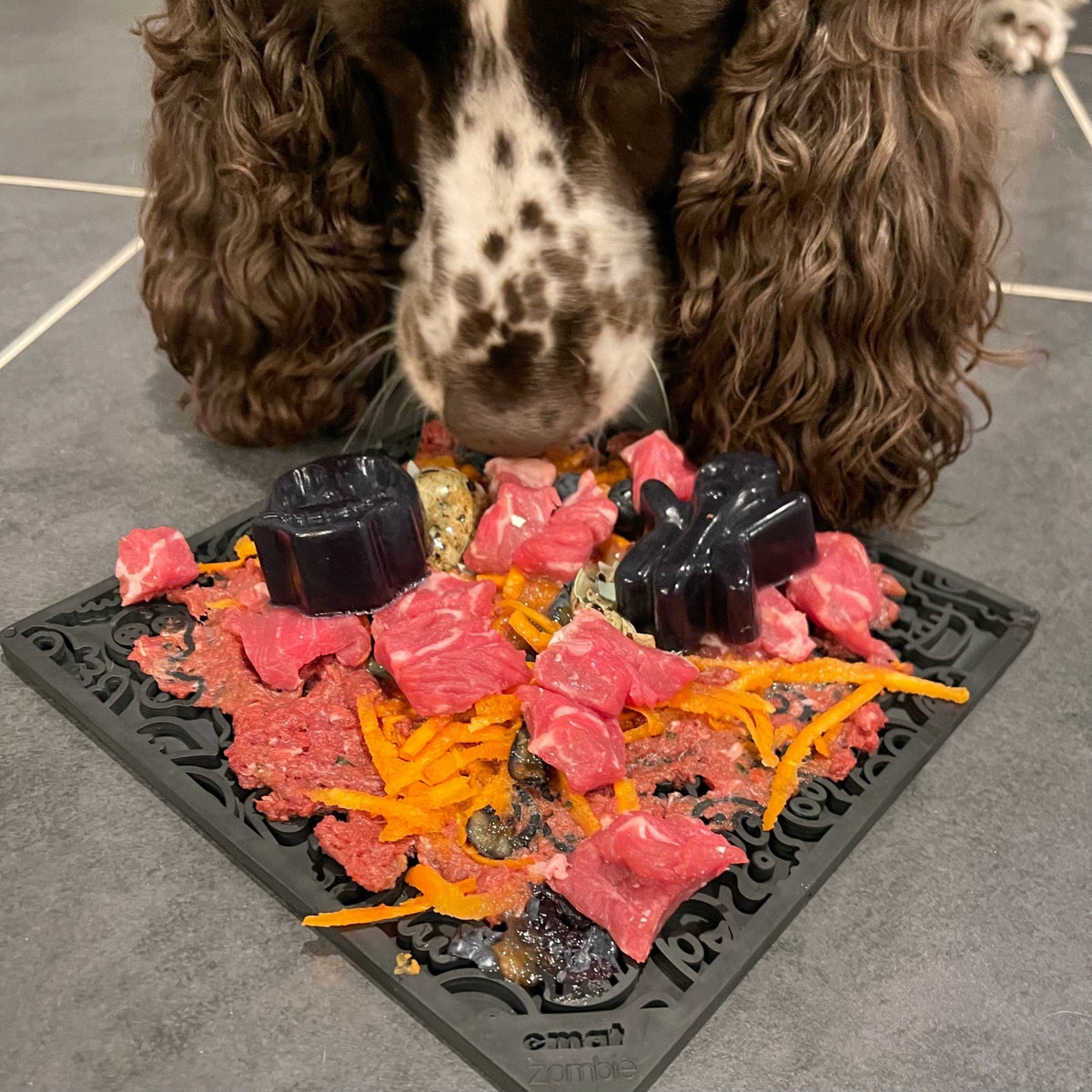 Zombie eMat Enrichment Lick Mat-Slow Feeder-Rover Pet Products