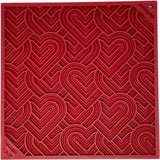 Heart Design "Love" eMat Enrichment Lick Mat-Slow Feeder-Rover Pet Products