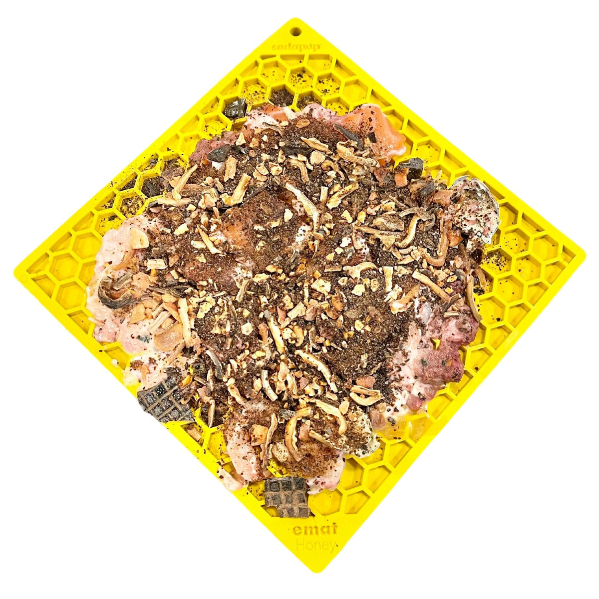 Honeycomb eMat (Large) Enrichment Lick Mat-Slow Feeder-Rover Pet Products