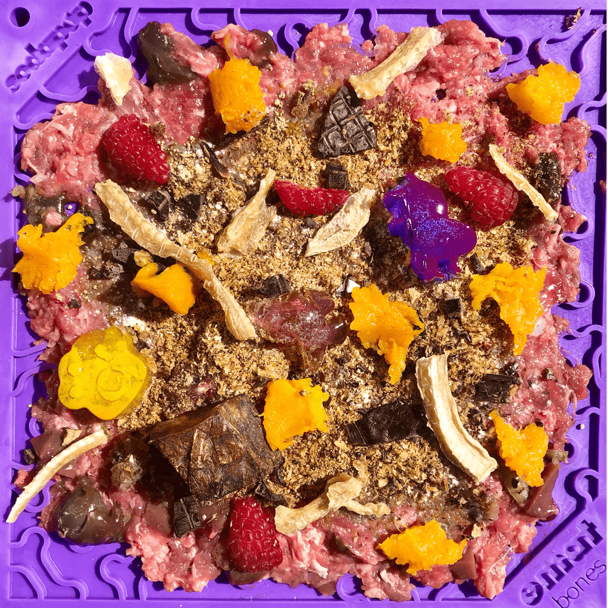 Bones eMat Enrichment Lick Mat-Slow Feeder-Rover Pet Products