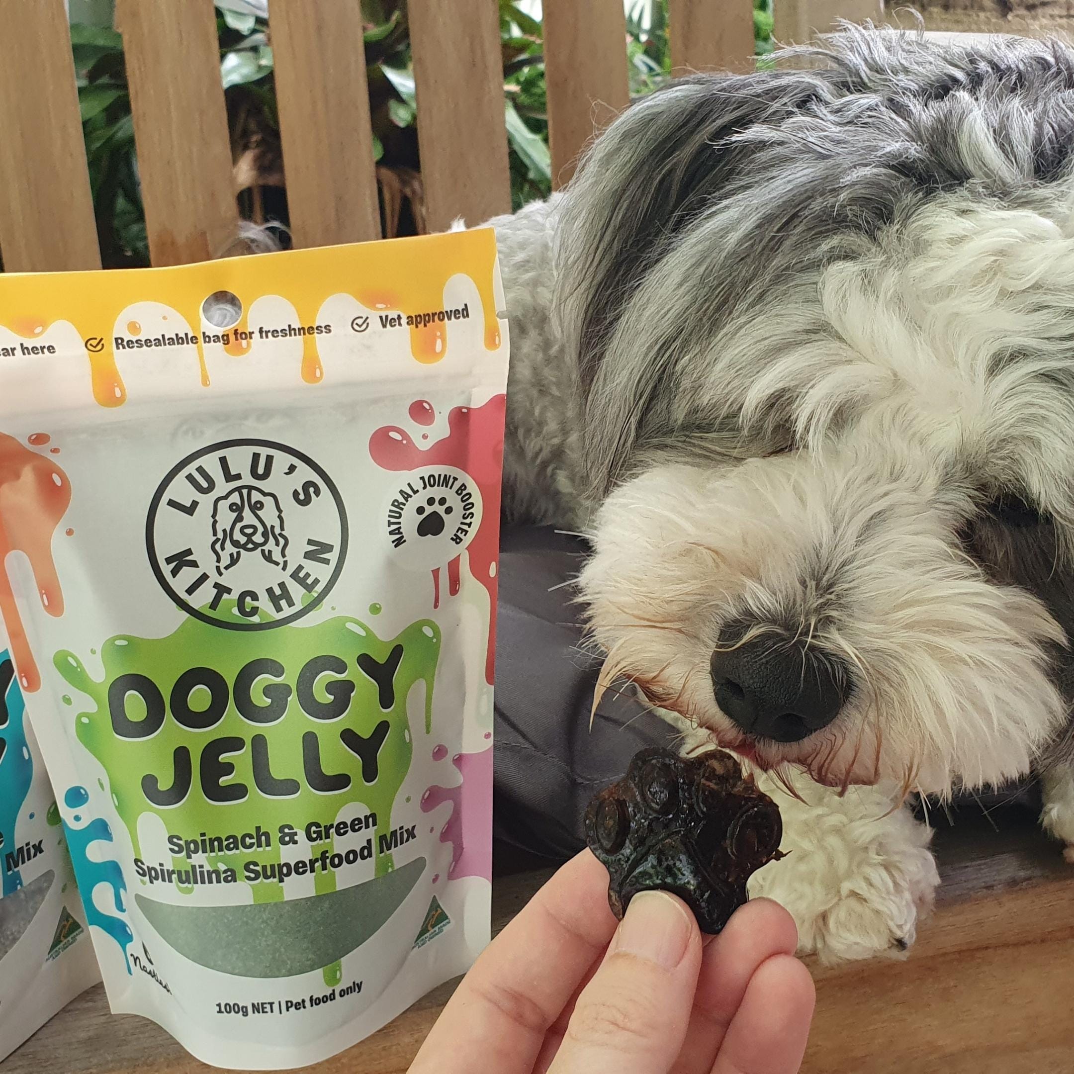 Spinach & Green Spirulina Superfood Jelly-Doggy Jelly-Rover Pet Products