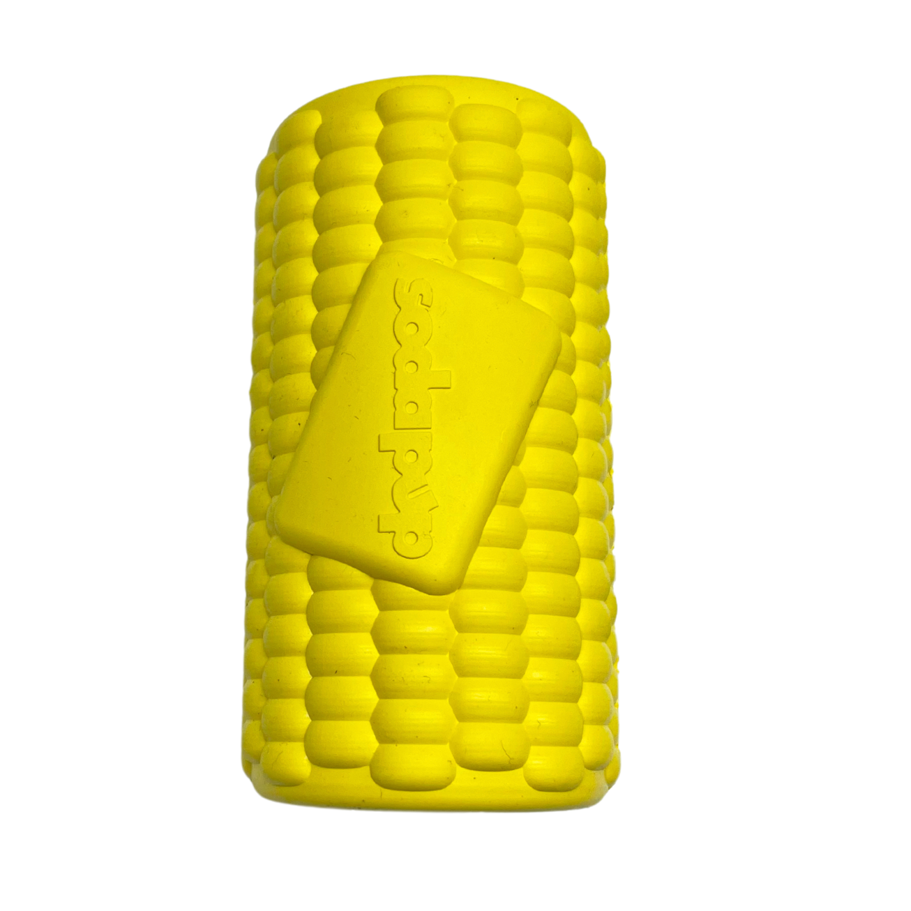 Corn On The Cob from Sodapup Dog Toys. This Dog Chew Toy and Enrichment Toy comes in two sizes.