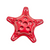 Nylon Starfish from Sodapup Dog Toys and Rover Pet Products. Heavy duty,  power chewer dog toy. Red. 30 Day replacement guarantee.