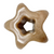 Nylon Star Dog Chew Toy in Wood Grainf from Rover Pet Products and Sodapup Dog Toys