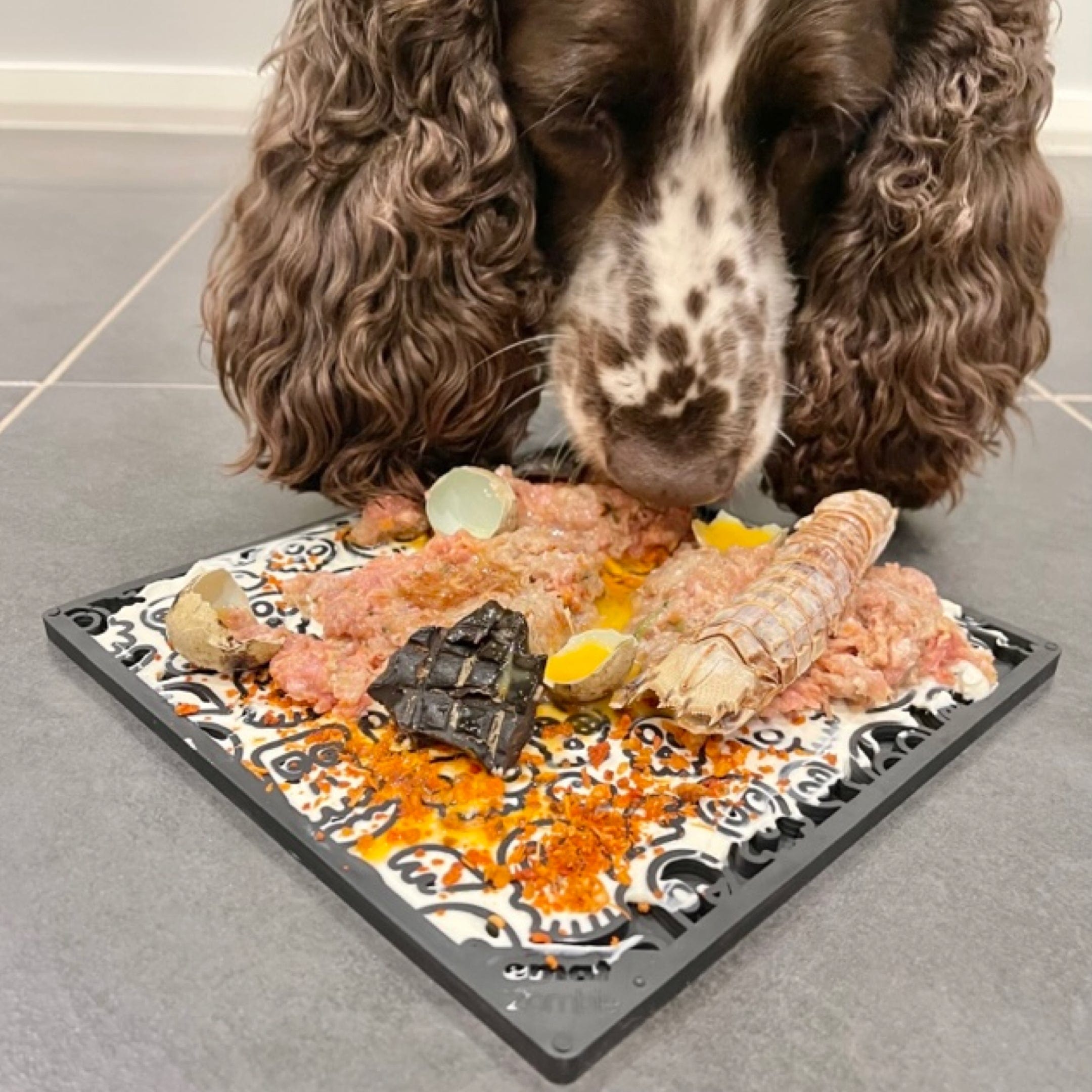 Zombie eMat Enrichment Lick Mat-Slow Feeder-Rover Pet Products