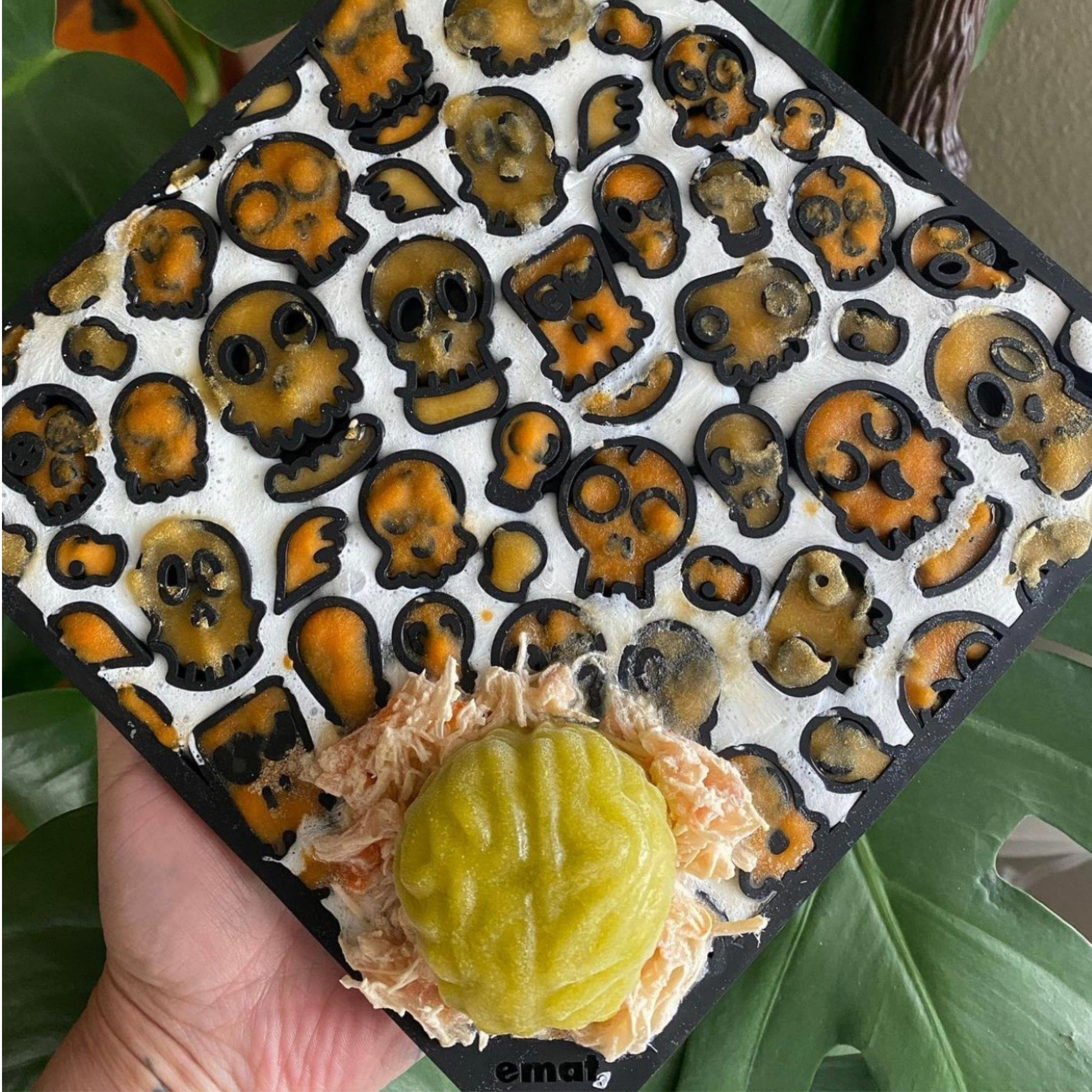 Zombie eMat Enrichment Lick Mat-Slow Feeder-Rover Pet Products